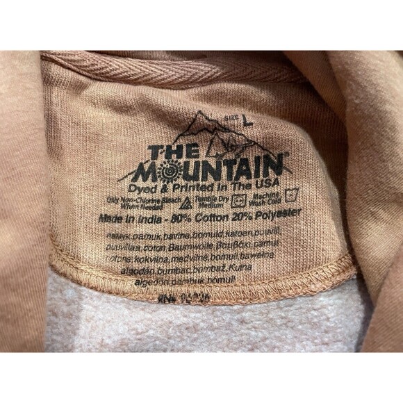 The Mountain All Over Print Grizzly Bear Hoodie Sweatshirt Adult Large - EUC - Picture 4 of 7